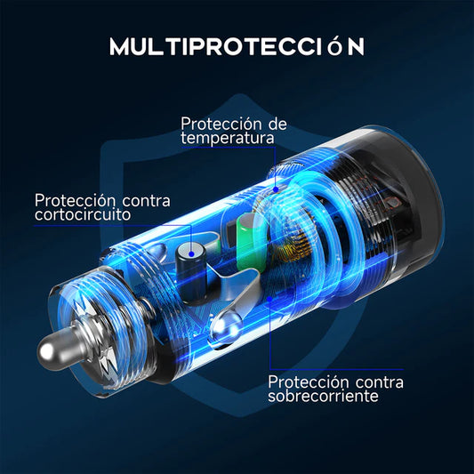 Cargador para Auto USB Gar116 (18w)