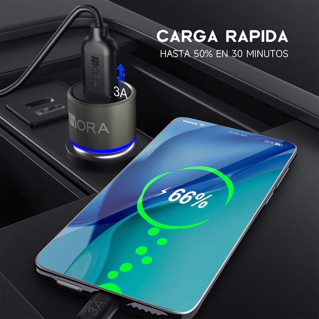 Cargador para Auto USB Gar116 (18w)