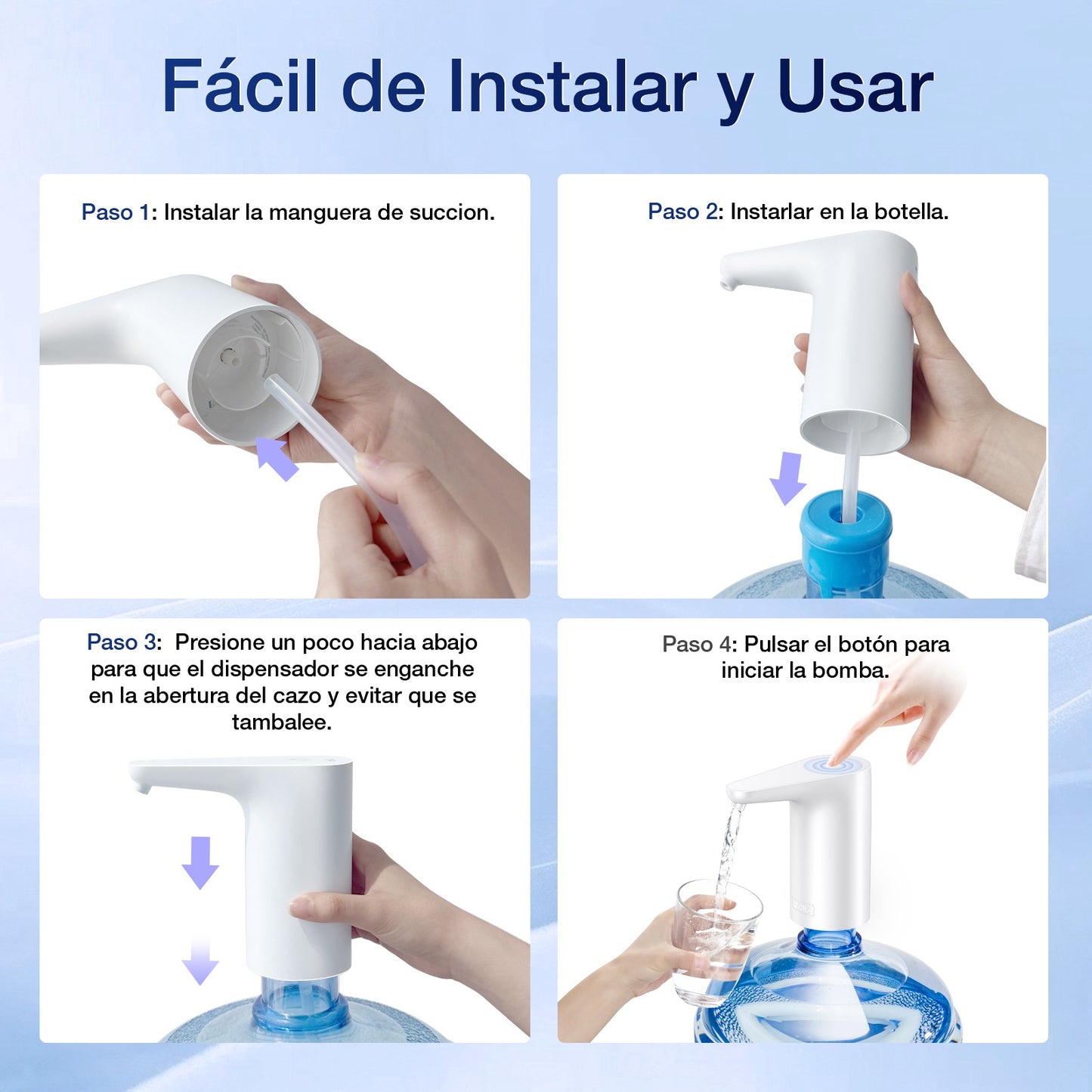 Dispensador De Agua Electrico Portatil Dpa002