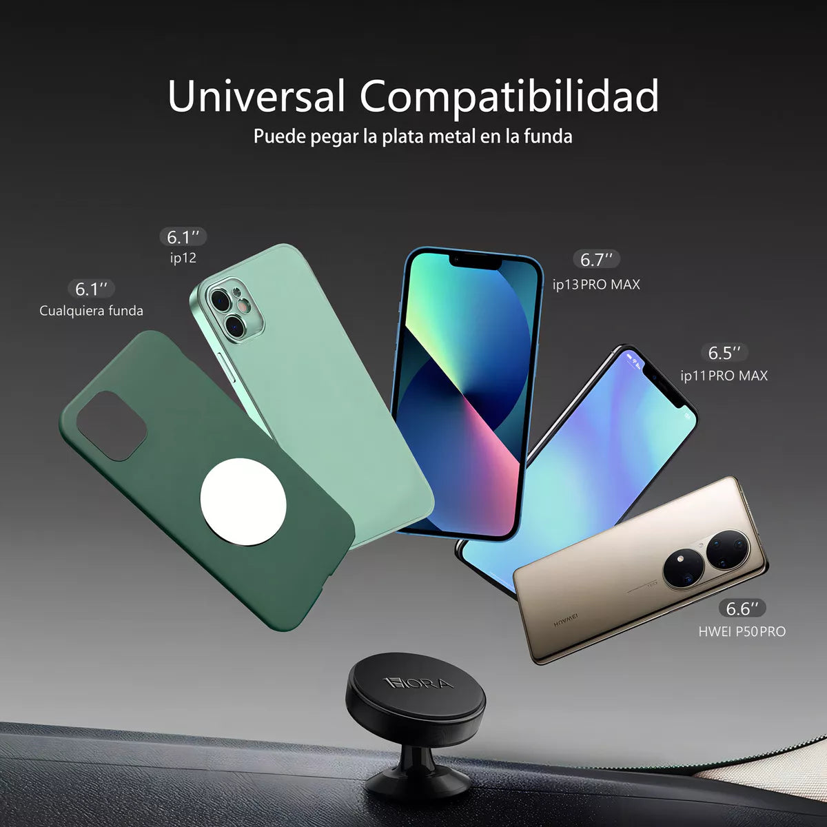 Soporte Magnetico Para Celular 360° Pj093