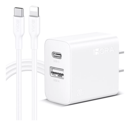 Cargador Doble Puerto Gar163 (20w)