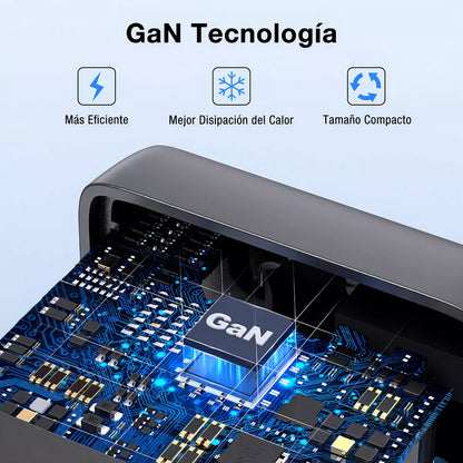 Cargador 3 Puertos (65w) Gar322