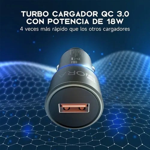 Cargador para Auto USB Gar116 (18w)