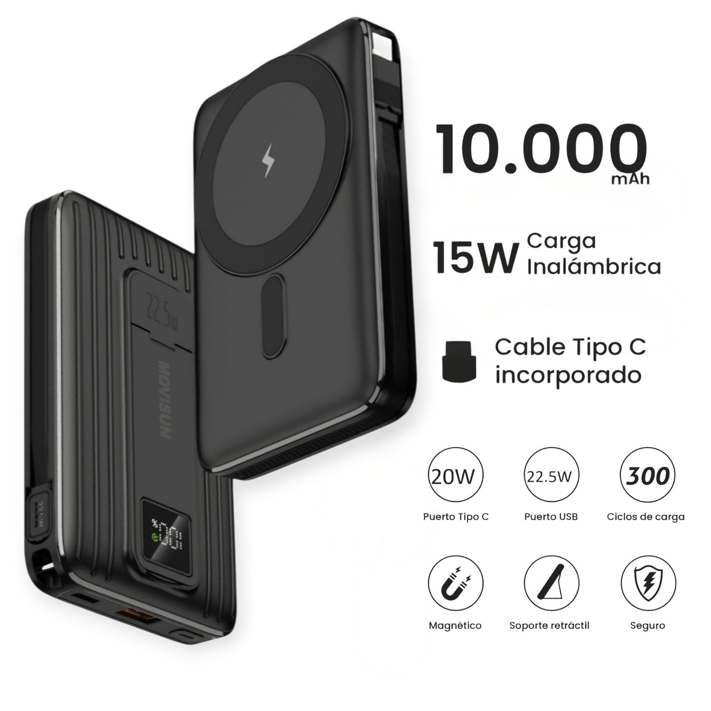 Power Bank inalámbrica I-1010